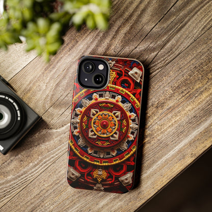 Mystical Visions: Psychedelic Tibet Mandala | Buddhist iPhone Case