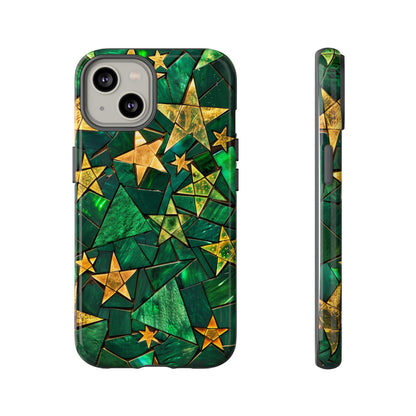 Green Celestial Stained Glass Mosaic Phone Case