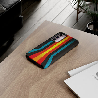 Retro Lines 1980s Flashback Phone Case