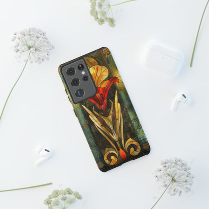 Art Deco Stained Glass floral Phone Case