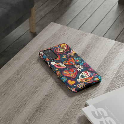 Bright Colorful Mexican Style Mural Painting Phone Case