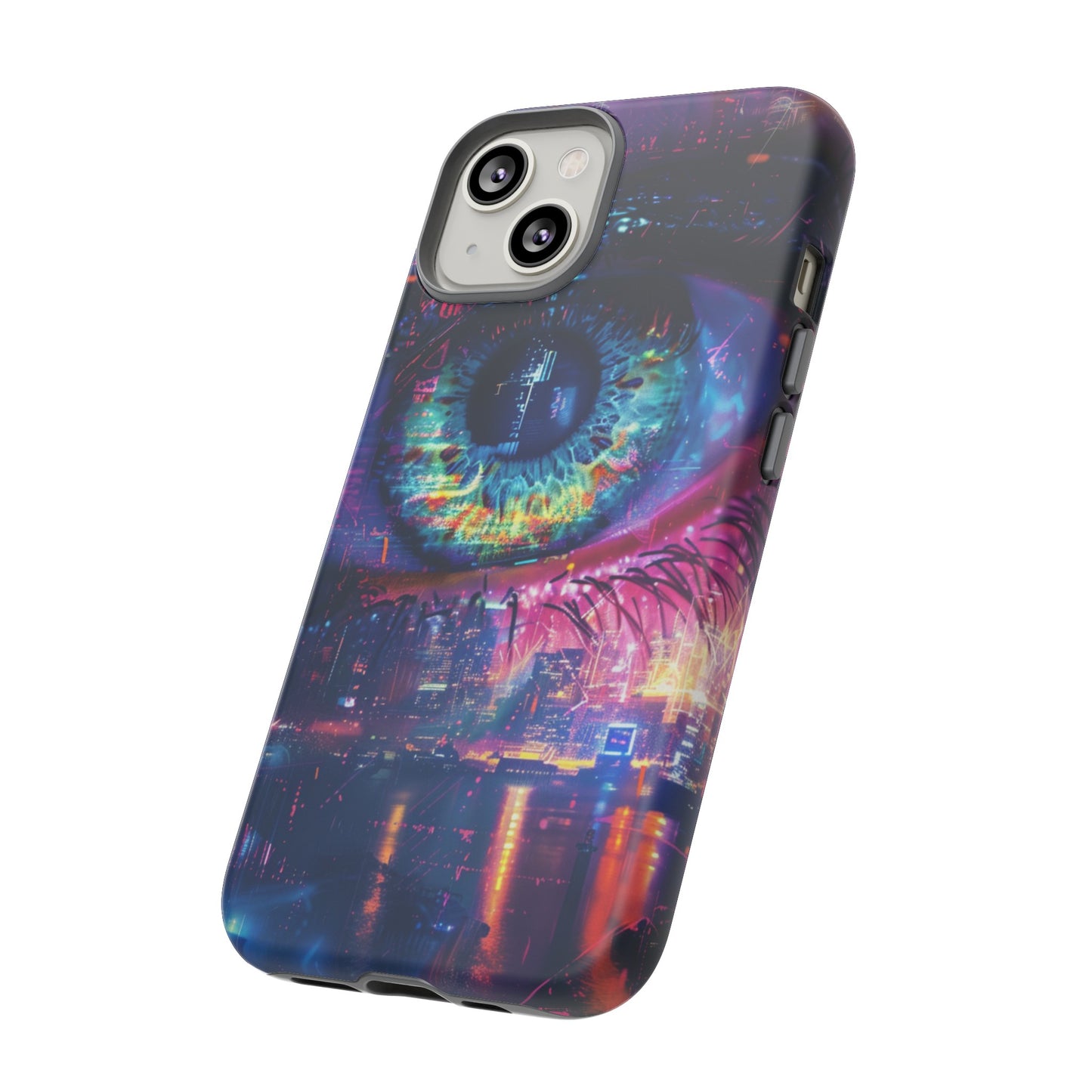 Eye of the Beholder Cyberpunk Art Phone Case