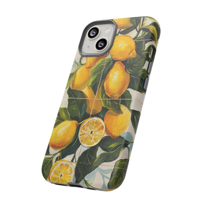 Mediterranean Lemon Italian Tile iPhone 14 Case