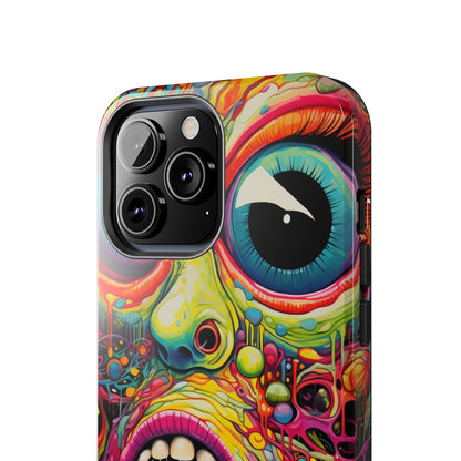 Trippy Hippie Acid Drop: Vibrant Swirls & Dazzling Colors | Tough iPhone Case