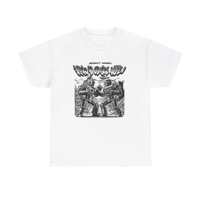 classic robot war science fiction shirt