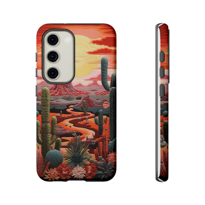 Cactus Desert Sunset Phone Case