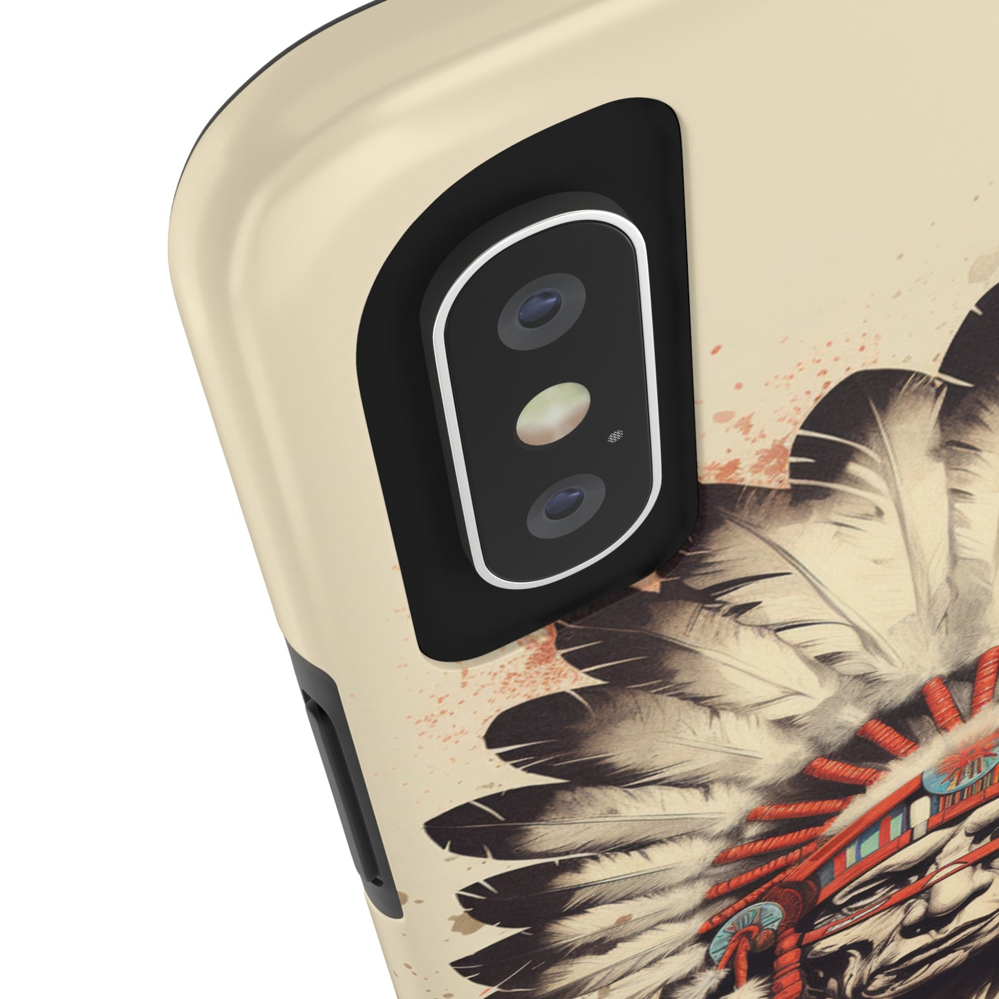 Proud Heritage: Native American Chief Headdress | Iconic Tribal iPhone Case for Models 11 through 14 Pro Max