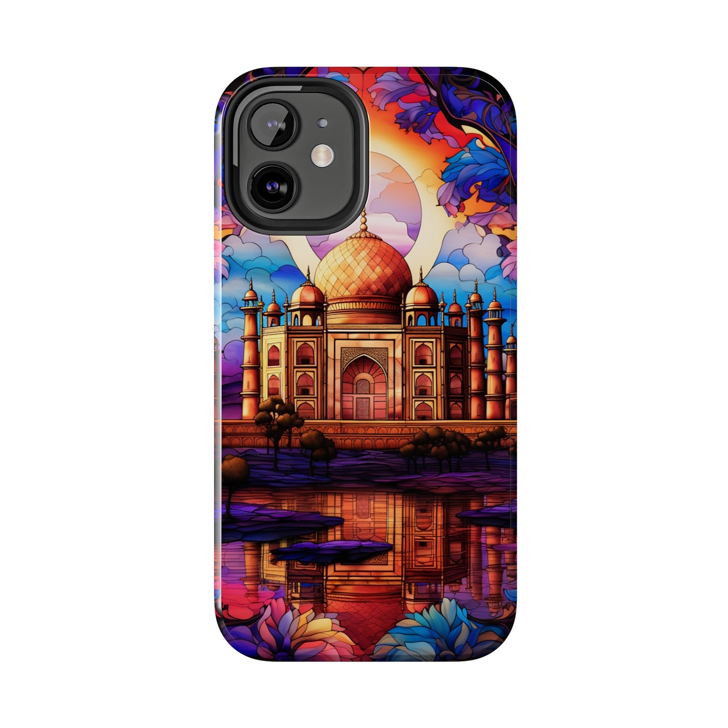 Taj Mahal Silhouette iPhone Case | Royal Elegance for Models 11 through 14 Pro Max