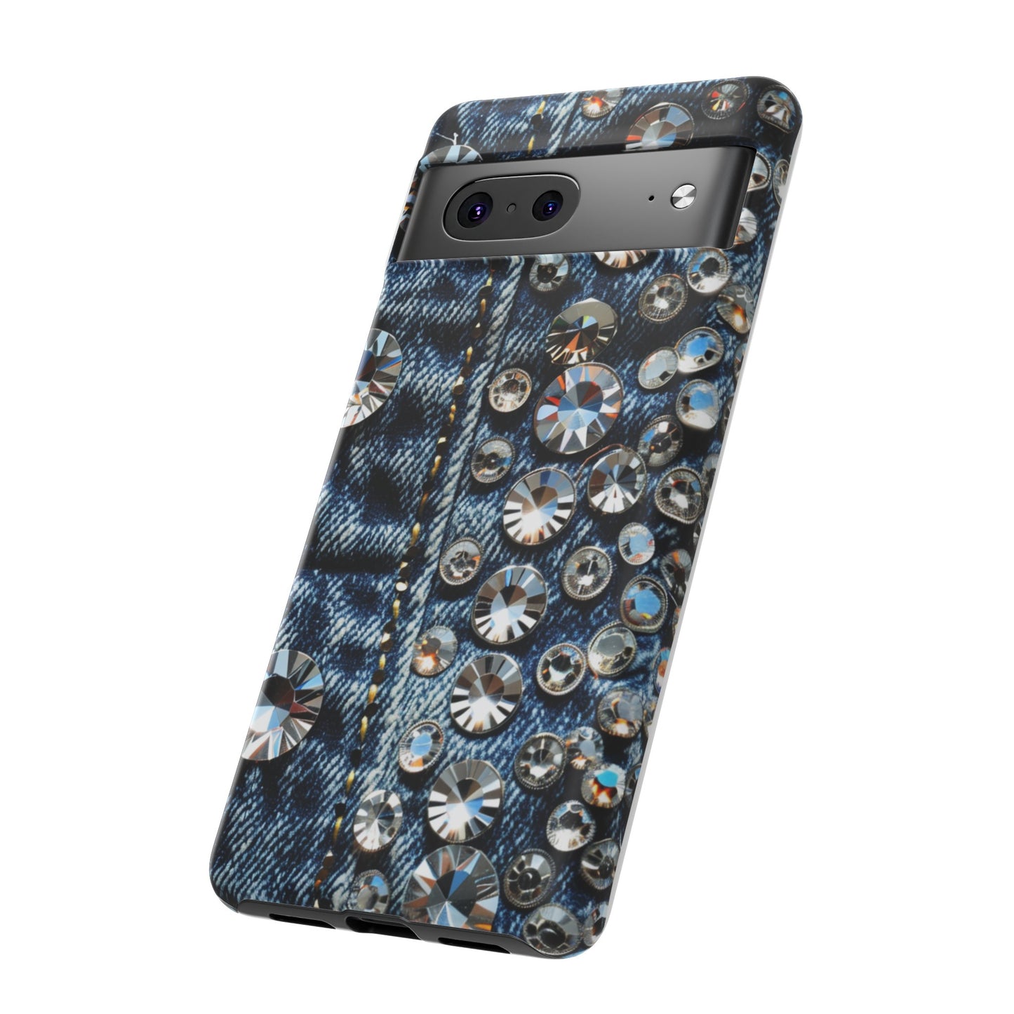 Blue Jean Queen Rhinestone Bling Phone Case