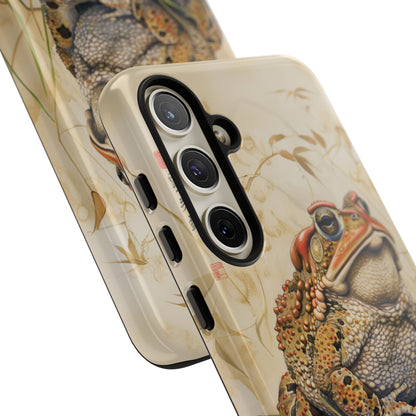 Toad on a Branch Japanese Style Art Painting Phone Case