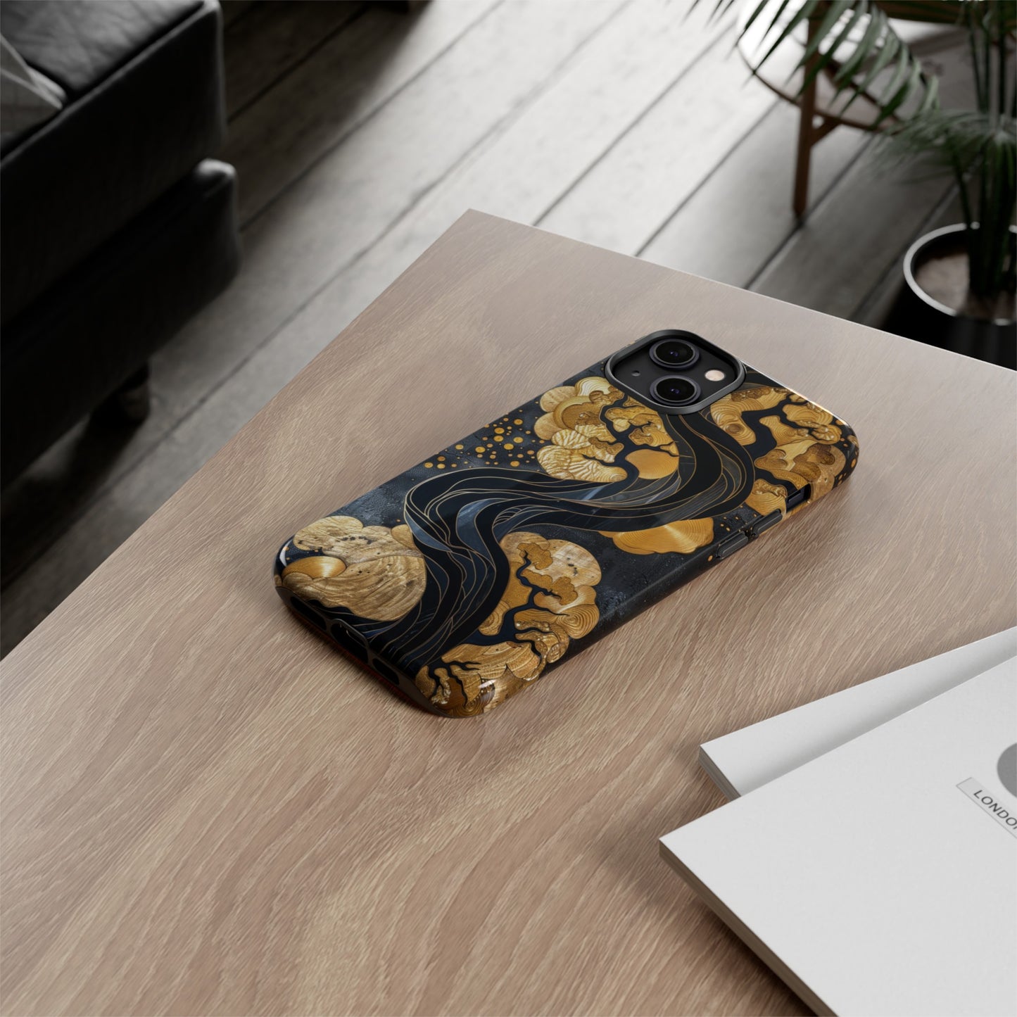 Gold and Silver Tree of Life Design Phone Case