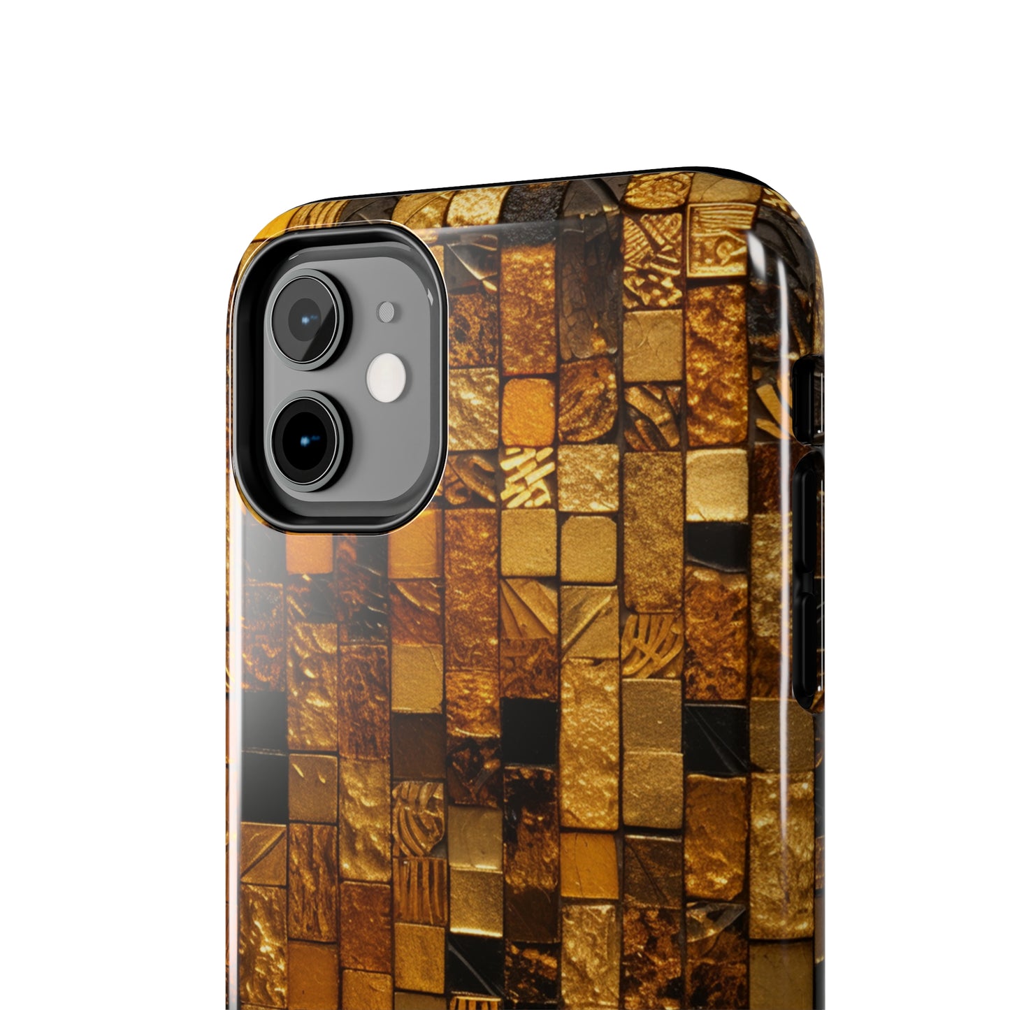 Golden Tile iPhone Case | Add Glamour and Elegance to Your Device