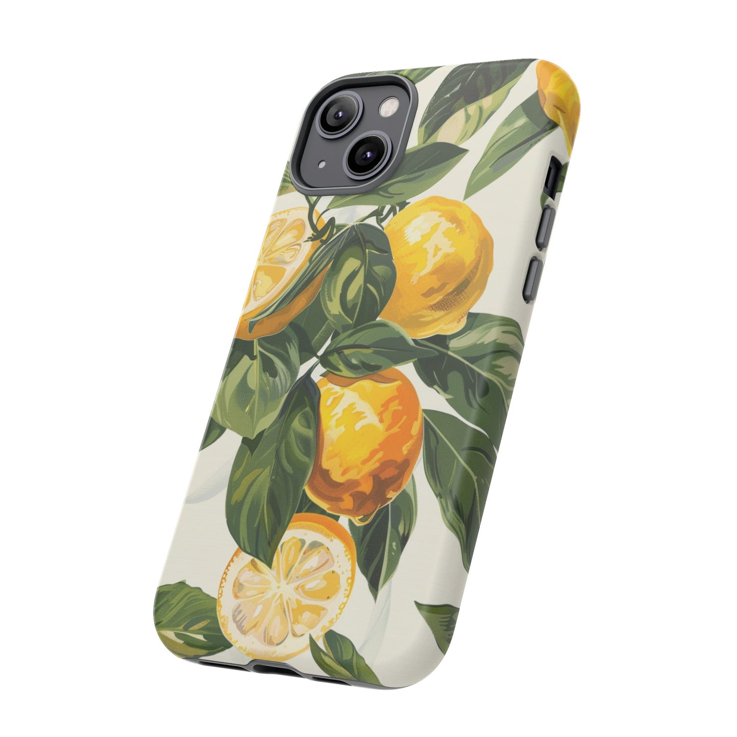 Yellow Lemon Italian  Painting iPhone 13 Case