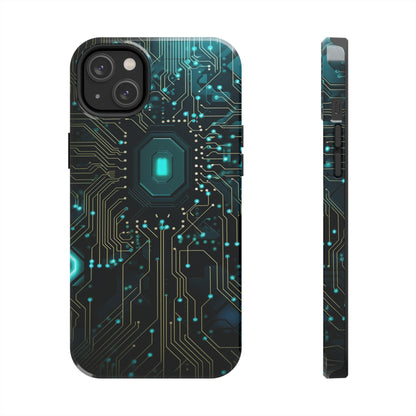 Neon Nexus: Cyberpunk Circuit Board | Futuristic Tech-Inspired iPhone Case