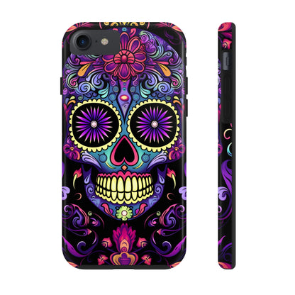 Sugar Skull iPhone Case | Dia de los Muertos Tough Case for iPhone 11, 12, 13