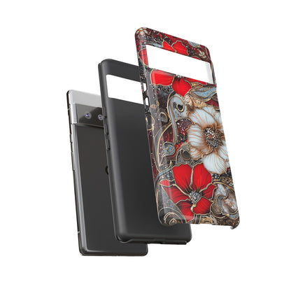 Stained Glass Floral Paisley Explosion Phone Case