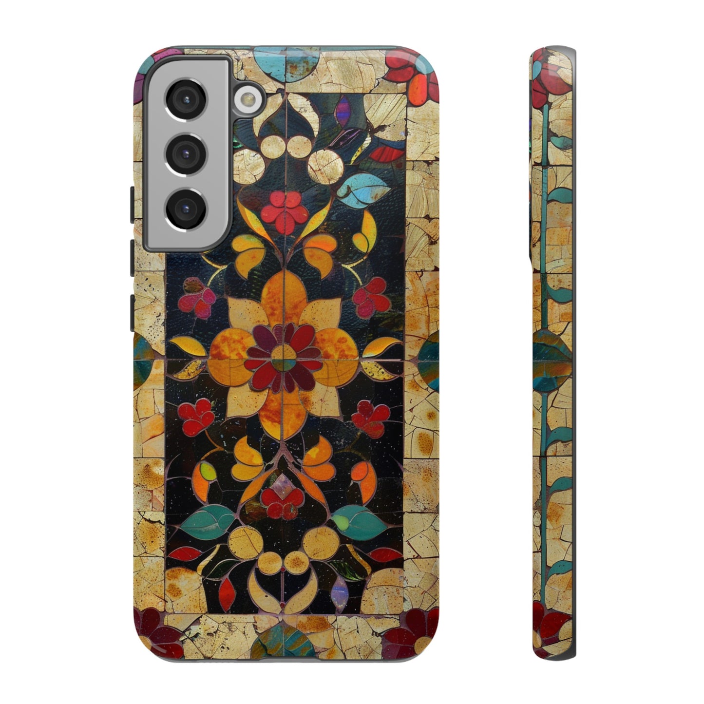 Azulejo Porcelain Vintage Tile Mediterranean Design Phone Case