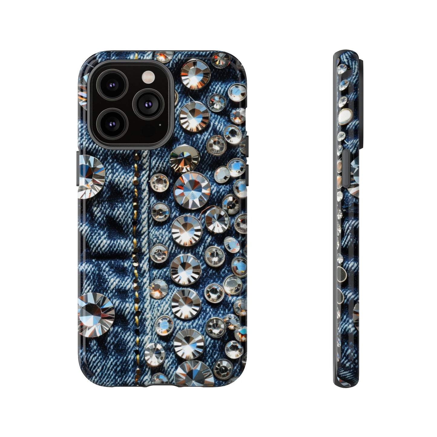 Blue Jean Queen Rhinestone Bling Phone Case