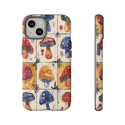 Trippy Magic Mushroom Toadstools Phone Case