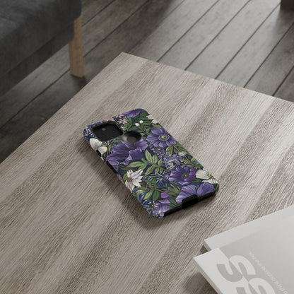 Floral Sage Purple Wildflower Phone Case