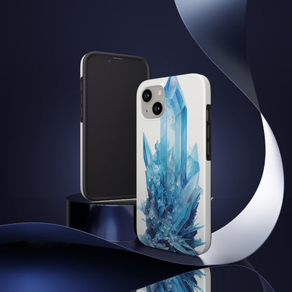 Healing Blue Crystal iPhone Case | Embrace Calmness and Serenity in a Stylish Package