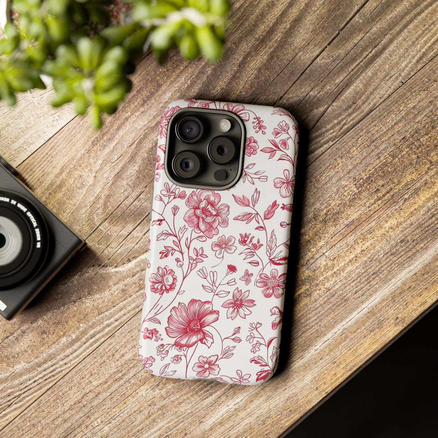 Pink Floral Wildflower Phone Case