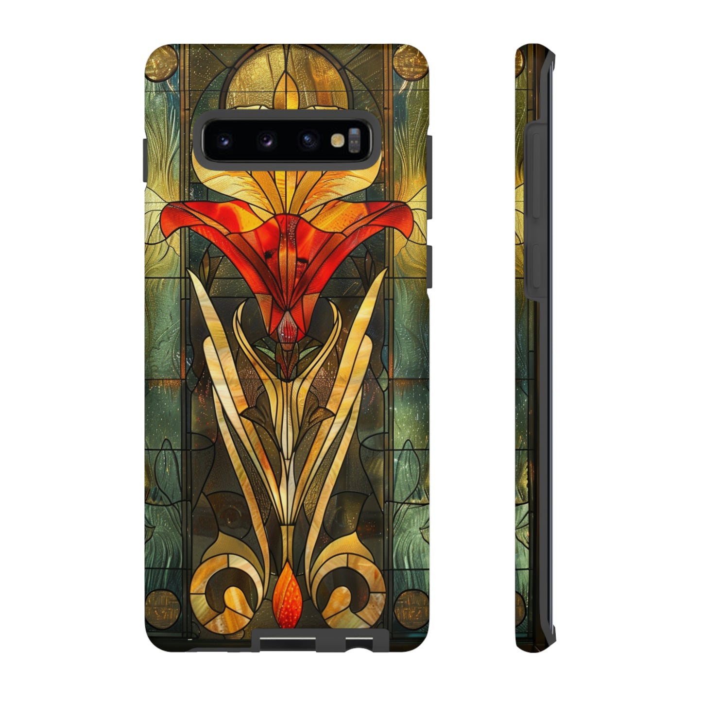 Art Deco Stained Glass floral Phone Case