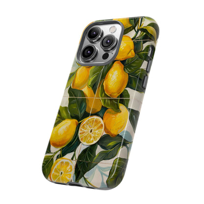 Mediterranean Lemon Italian Tile iPhone 14 Case