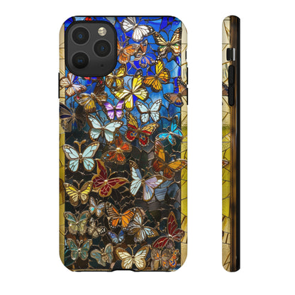 Butterfly Flower Garden Painting Phone Case