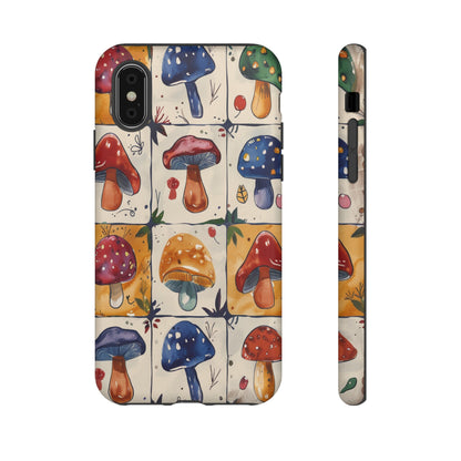 Trippy Magic Mushroom Toadstools Phone Case