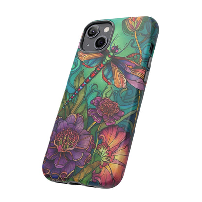 Art Nouveau Dragonfly - A Timeless Symbol of Elegance for Google Pixel, iPhone, and Samsung Cases