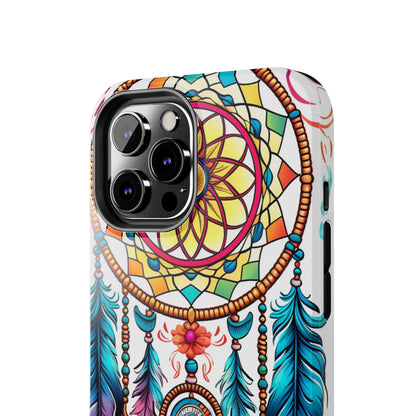 Psychedelic Native American Dreamcatcher iPhone Case | Fusion of Art and Cultural Heritage