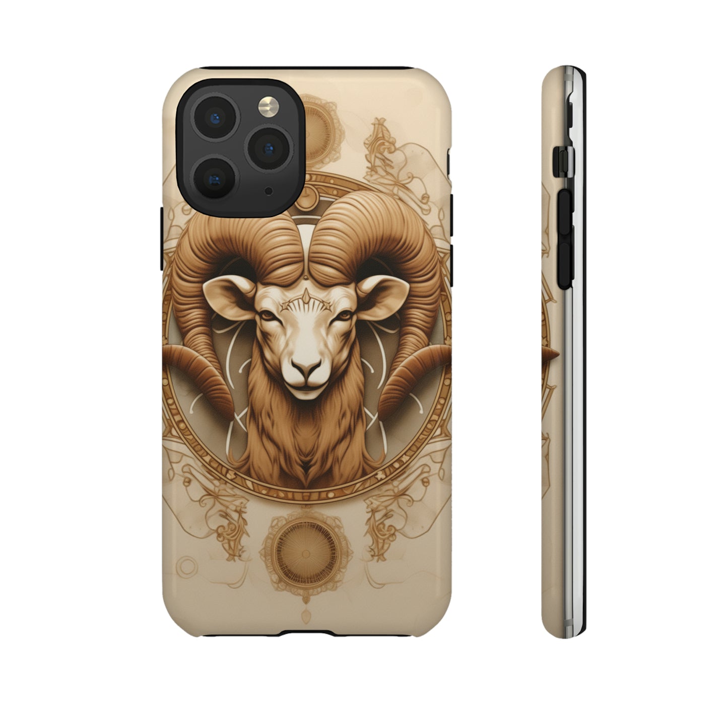 Aries Astrology Stained Glass Phone Case