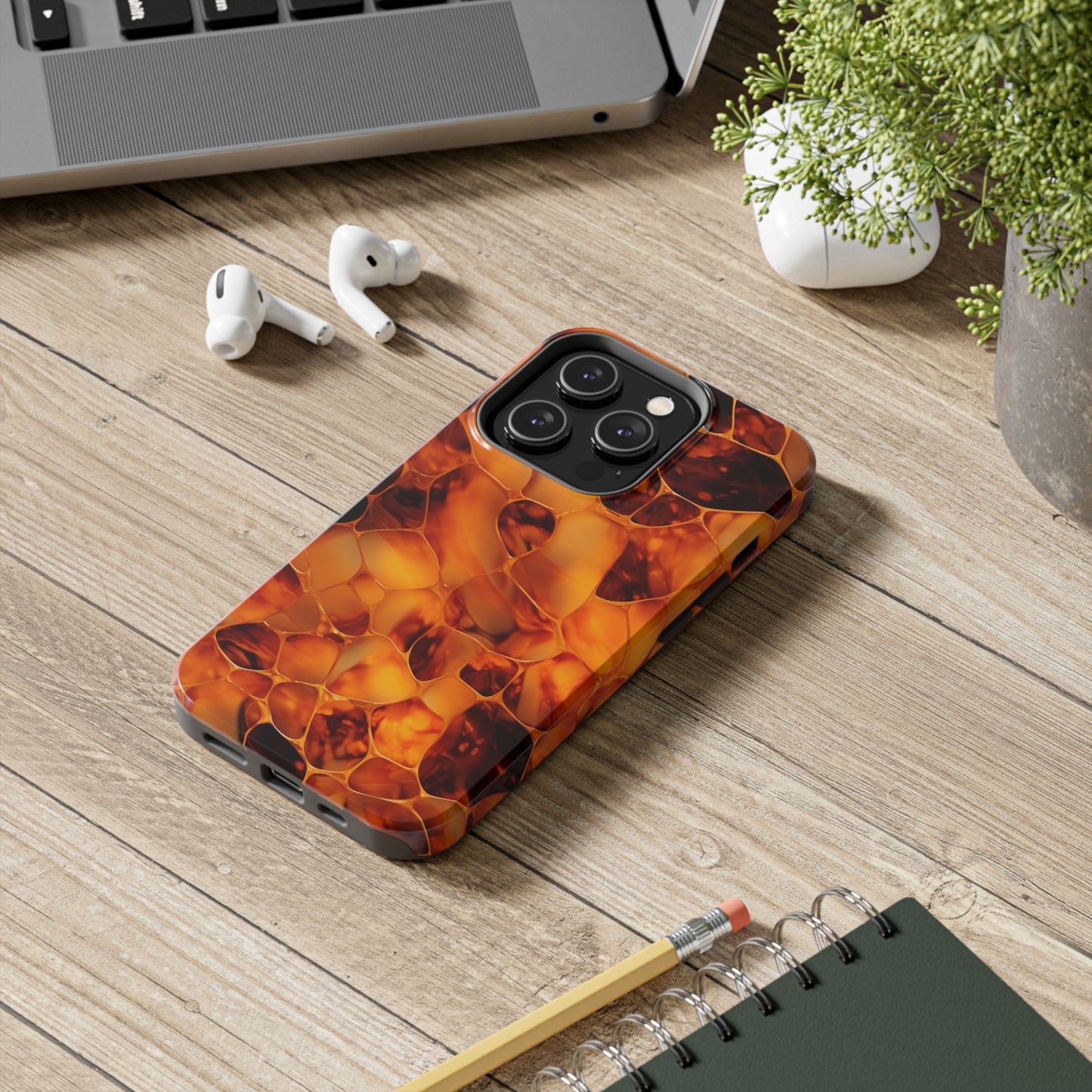 Retro Tortoise Shell iPhone Case | Vintage Elegance and Modern Protection