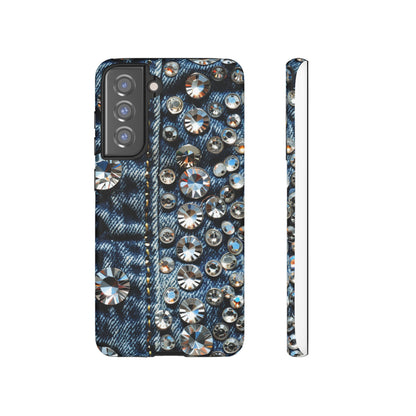 Blue Jean Queen Rhinestone Bling Phone Case