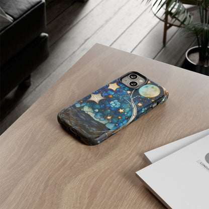 Boho Starry Night Stained Glass Artistry Phone Cover