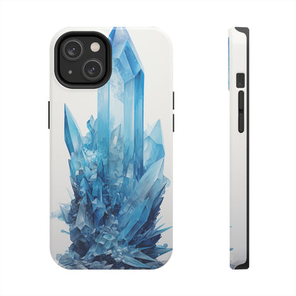 Healing Blue Crystal iPhone Case | Embrace Calmness and Serenity in a Stylish Package