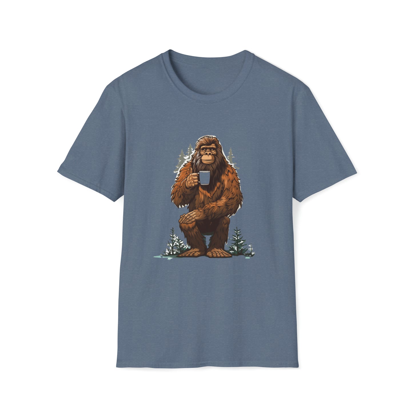 Morning doo doo Bigfoot T-Shirt, Retro Style, Big Foot Coffee Lover, Funny Sarcastic Tee, Big Foot Brew, Yeti Shirt, Sasquatch Shirt Squatch