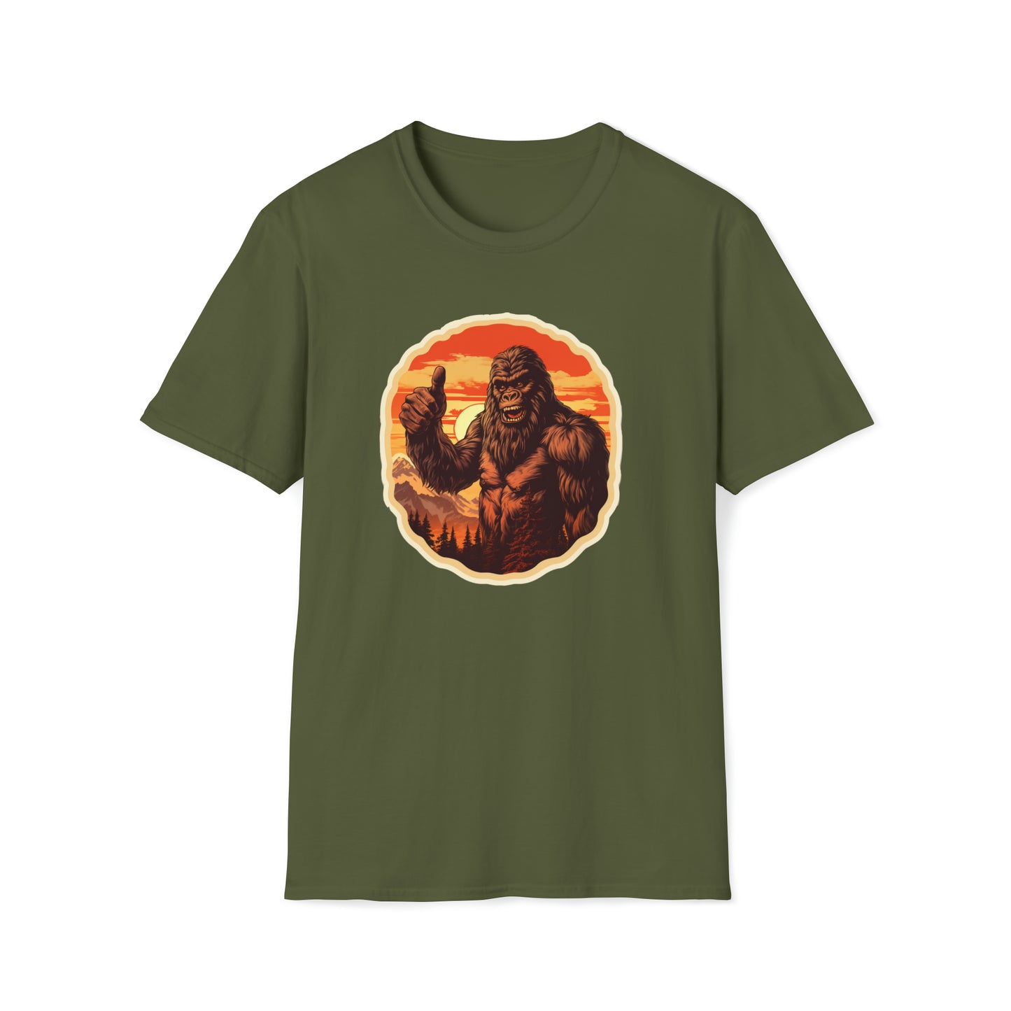 Vintage Bigfoot T-Shirt, Retro legends, Big Foot Hippie Dude, Funny Sarcastic Tee, Big Foot T-Shirt, Yeti Shirt, Sasquatch Shirt Squatch Tee