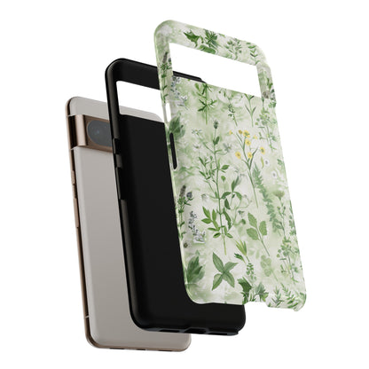 Floral Sage Green Wildflower Phone Case