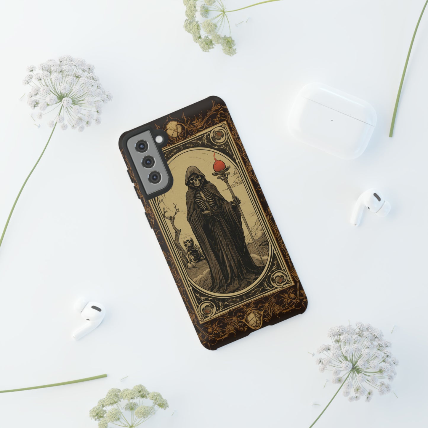 Death's Embrace: The Reaper Tarot Card