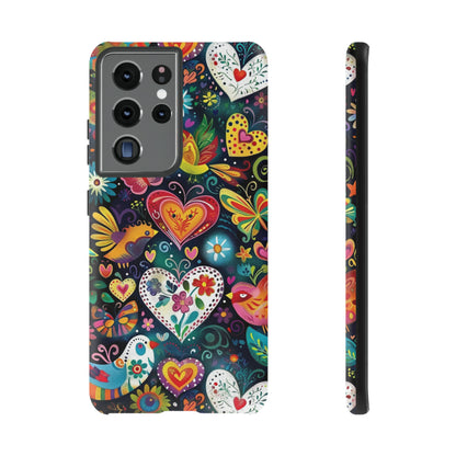 Floral Butterfly Magic Hearts Phone Case