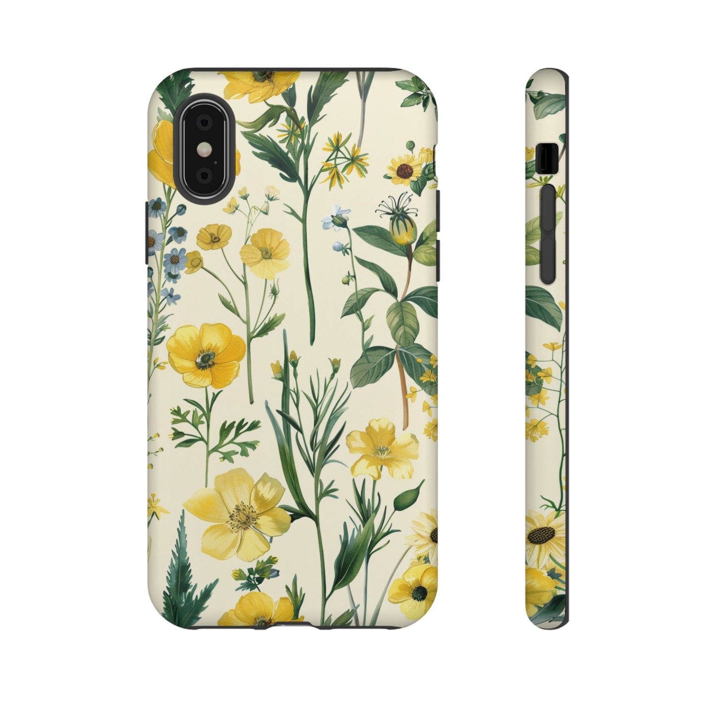 Floral Sage Yellow Wildflower Phone Case