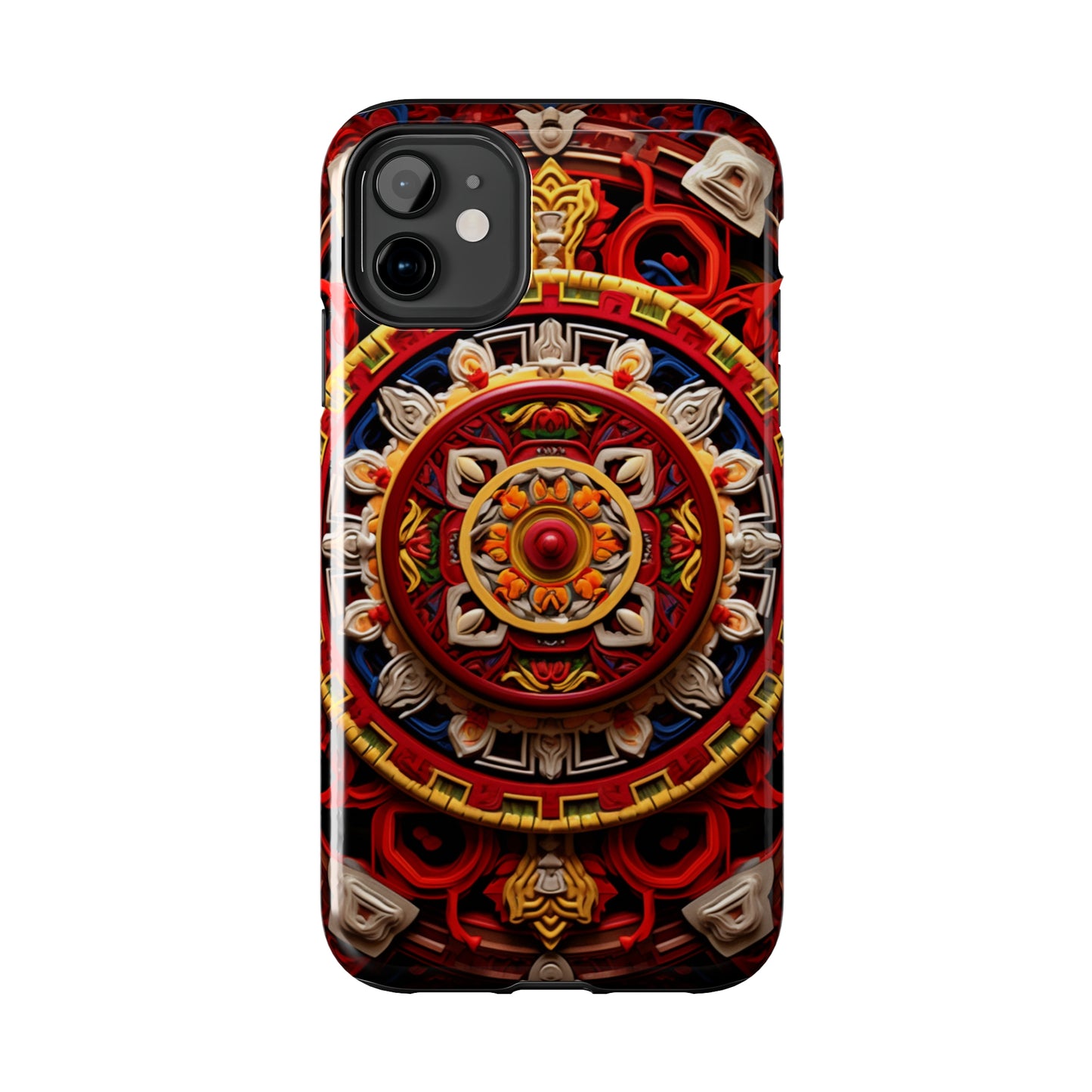 Mystical Visions: Psychedelic Tibet Mandala | Buddhist iPhone Case