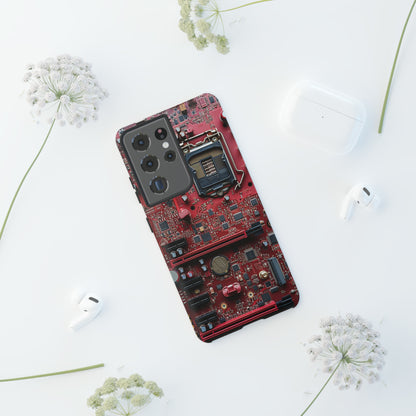 Open Circuit Naked Motherboard Technology Phone Case