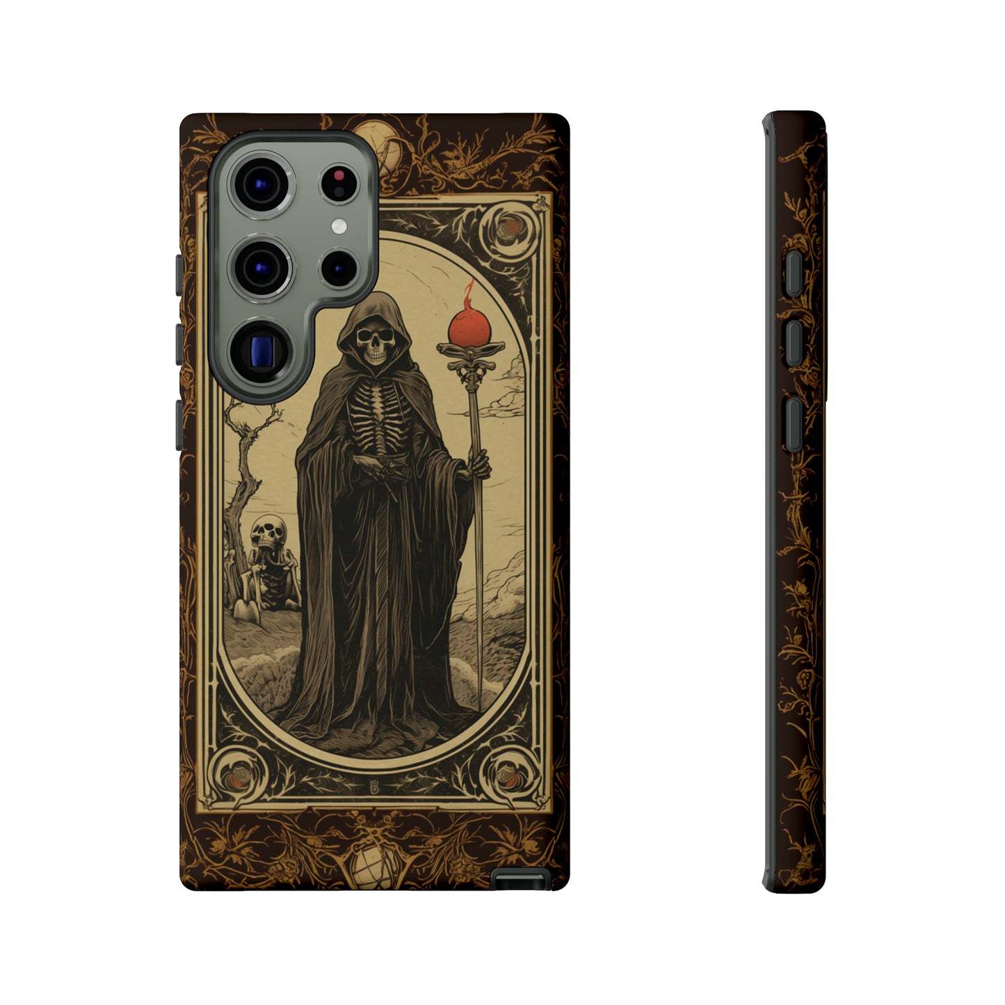 Death's Embrace: The Reaper Tarot Card