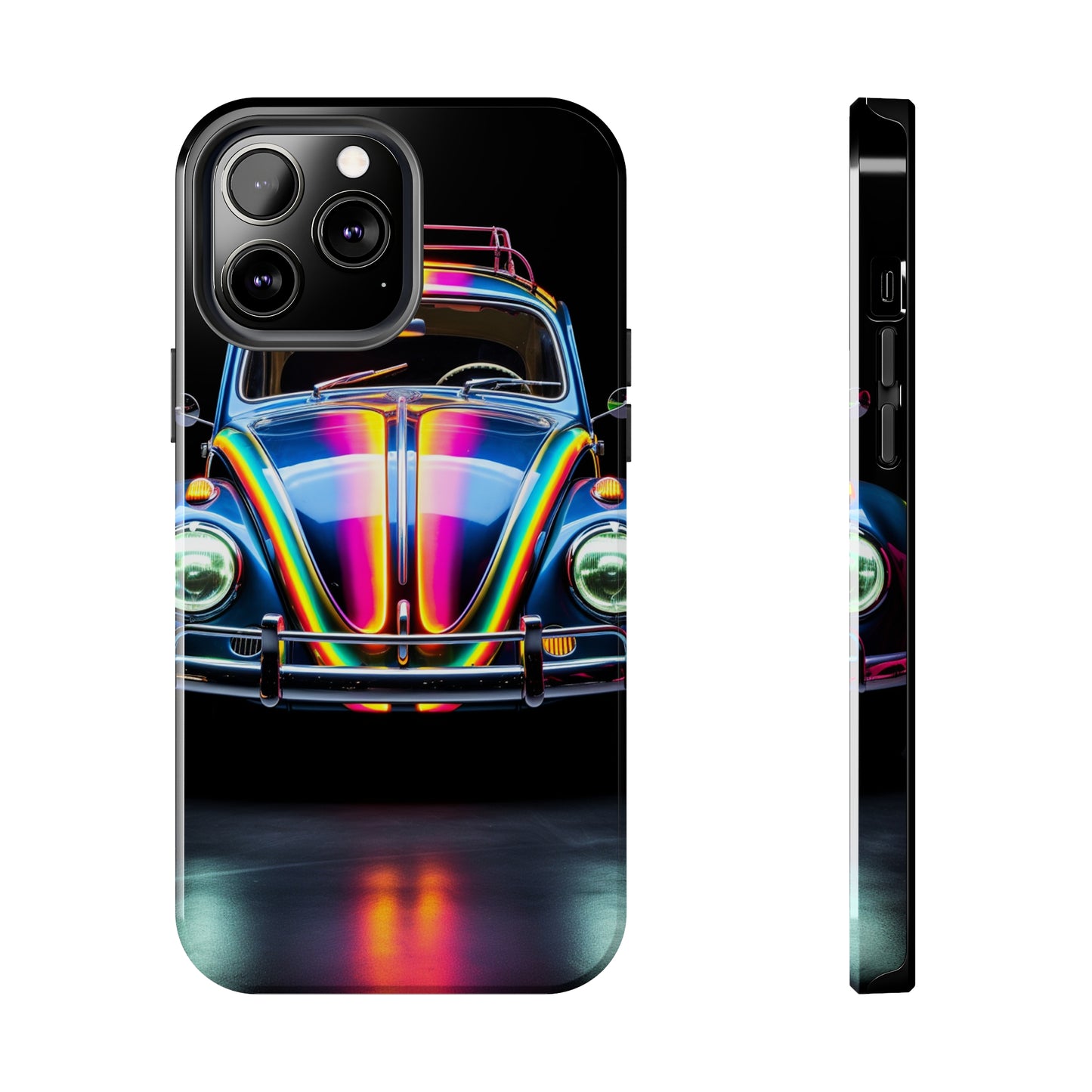 iPhone Case | Colorful Journeys: Psychedelic VW Bug iPhone Tough Case