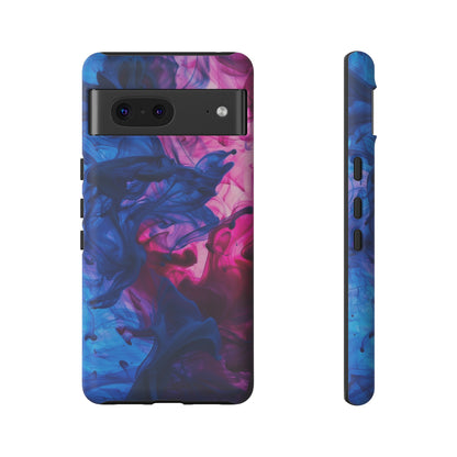 Magenta and Blue Color Explosion Phone Case