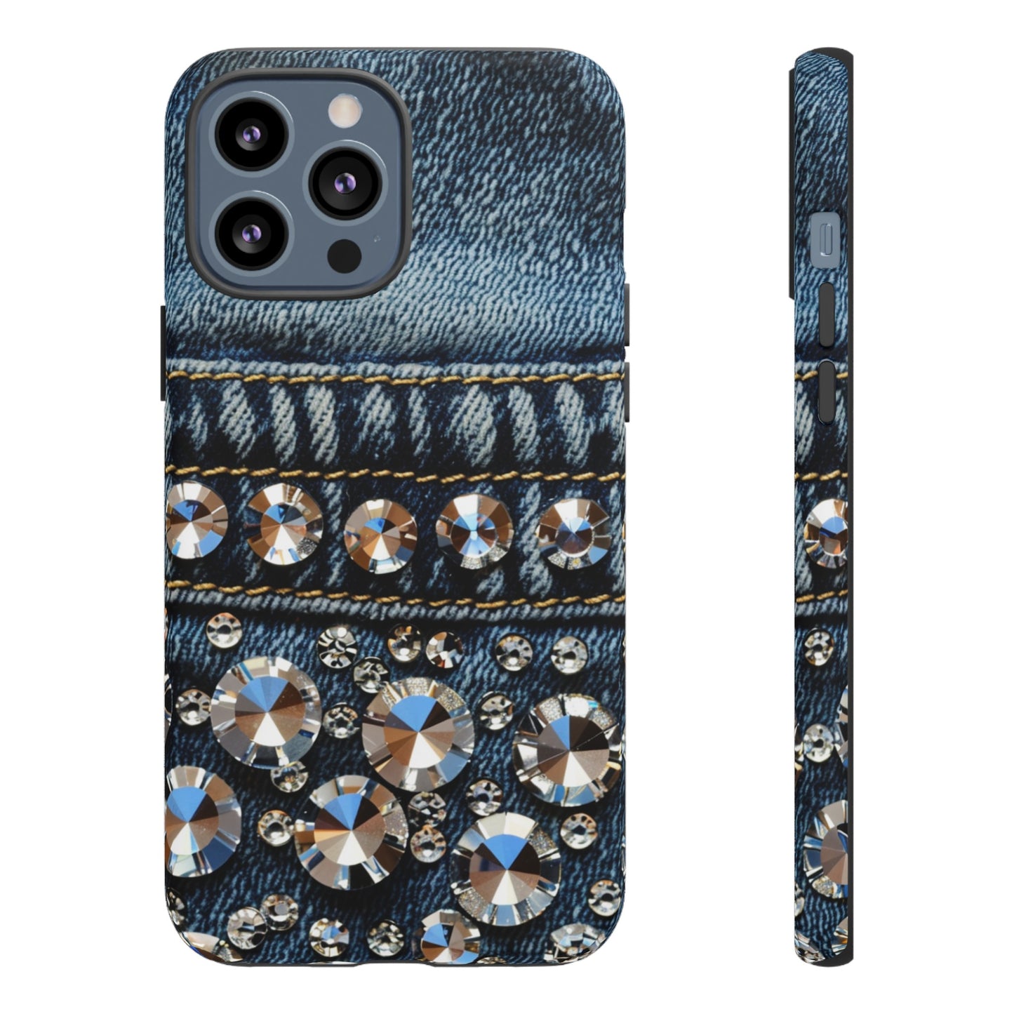 Blue Jean Queen Rhinestone Bling Phone Case