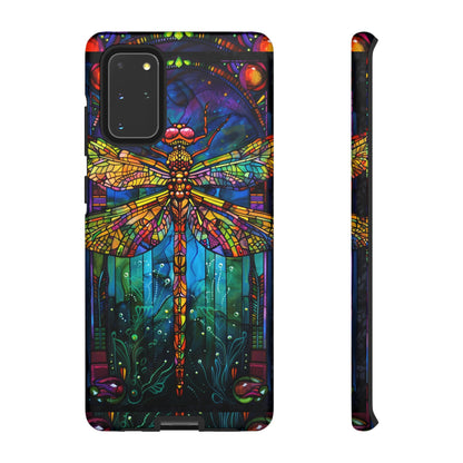 Art Deco Stained Glass Dragonfly Phone Cover